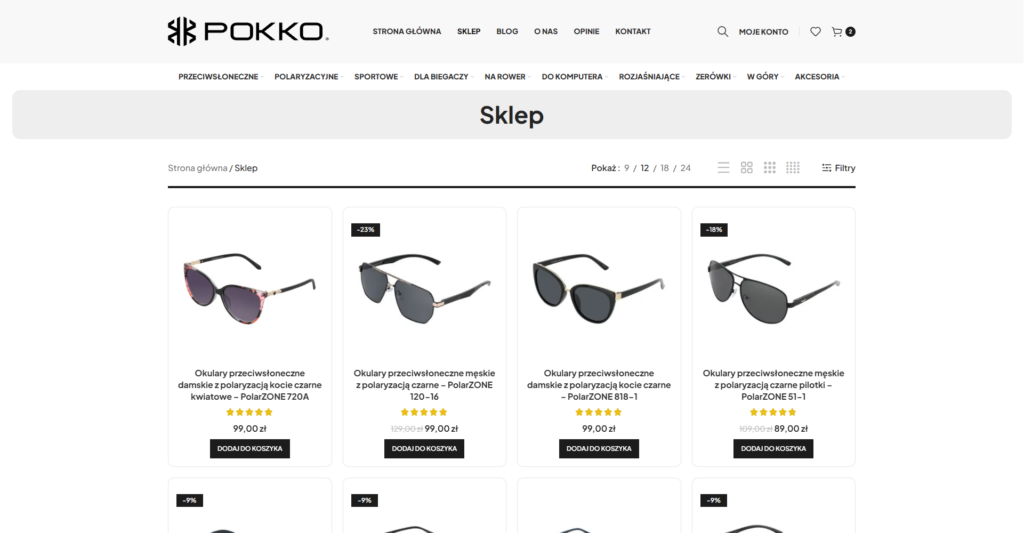 Category page