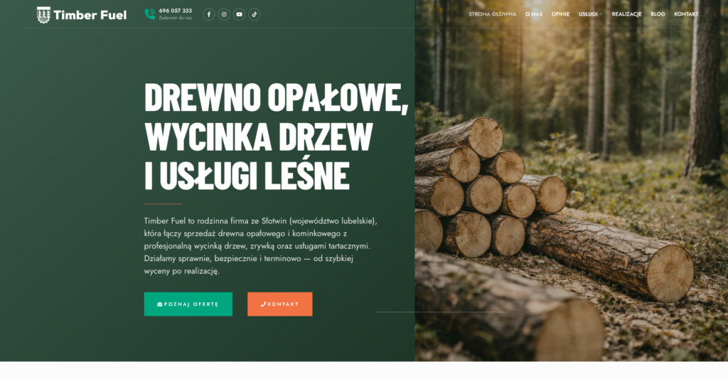 timberfuel.pl homepage